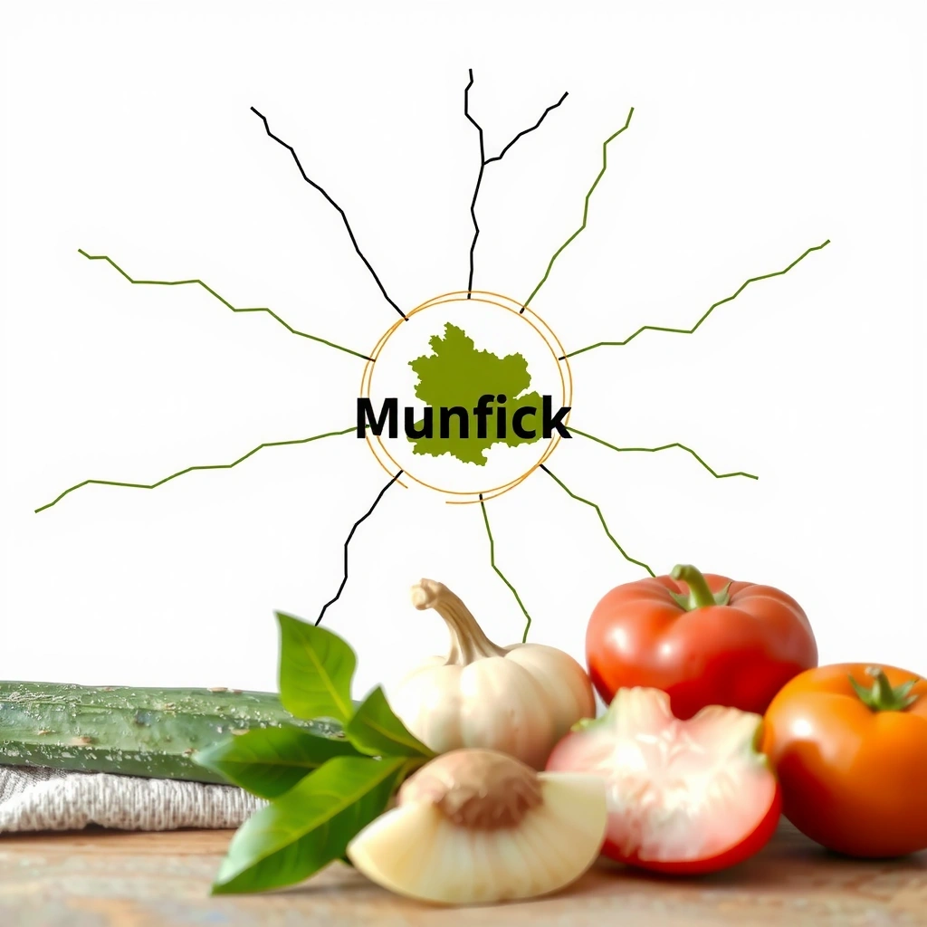 Stilisierte Karte des Standorts München